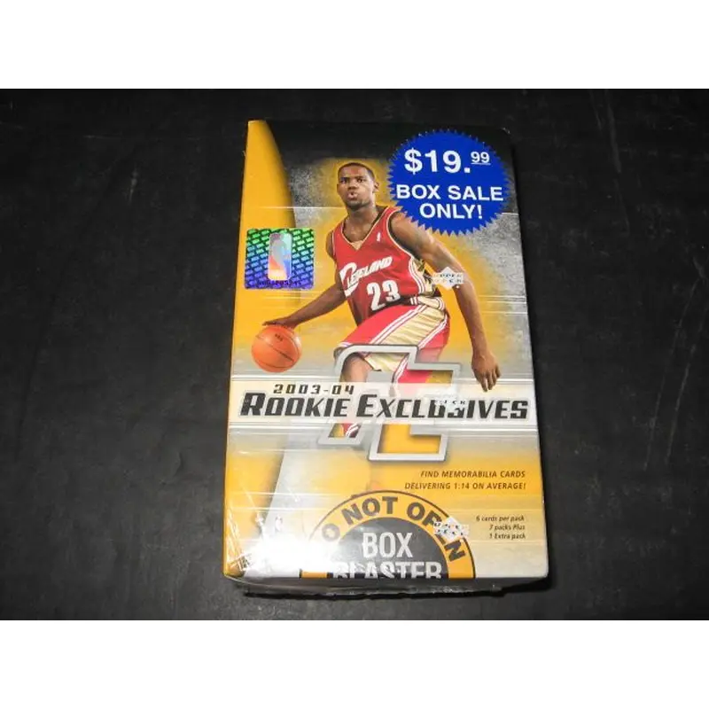 2003/04 Upper Deck Rookie Exclusives Basketball Box (Blast)