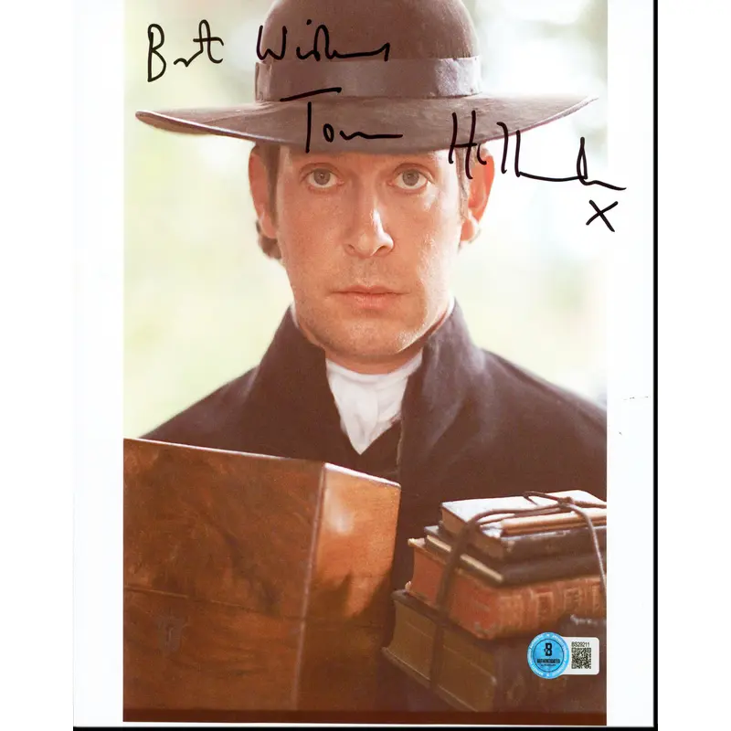 Tom Hollander Pride & Prejudice "Best Wishes" Signed 8.5x9.75 Photo BAS #BS29211