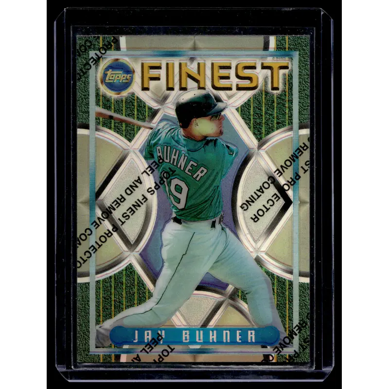 1995 Topps Finest - Refractor - Jay Buhner #105