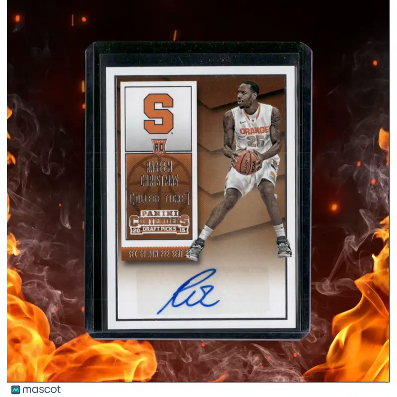 2015-16 Panini Contenders Draft Picks Rakeem Christmas College Tickets Rookie