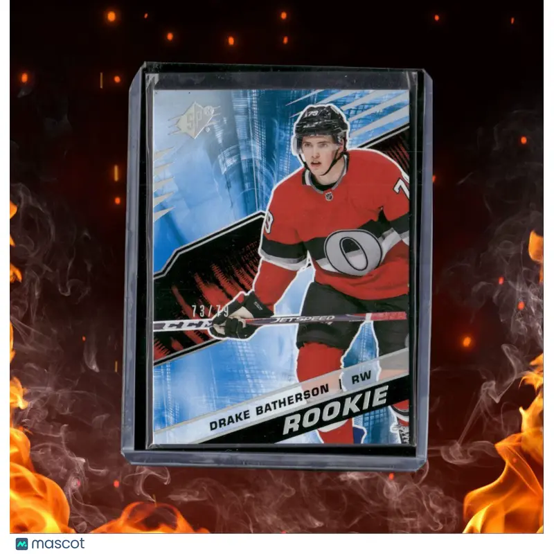 2018-19 Upper Deck SPx Drake Batherson Blue Rookie 73/79 #R-DB