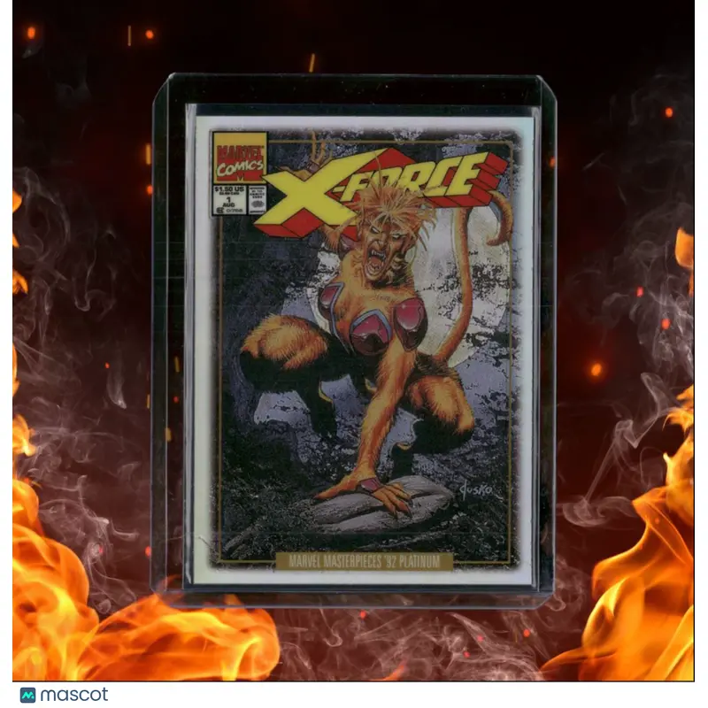 2024 Skybox Marvel Masterpieces '92 Platinum Feral Variant Covers Rainbow #SS-V