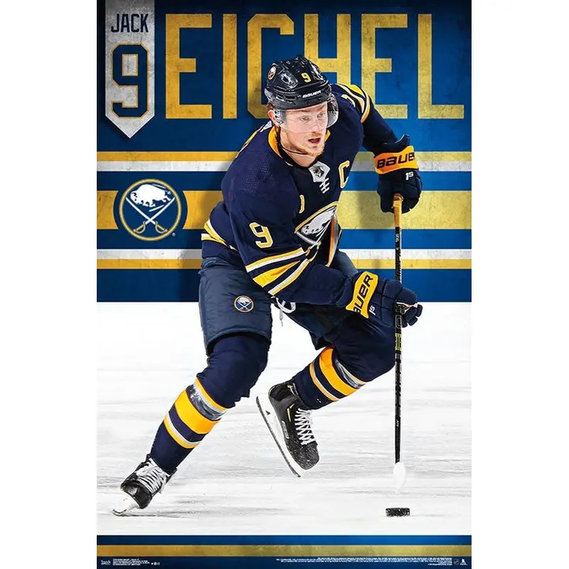 Jack Eichel "Superstar" Buffalo Sabres NHL Action Poster - Trends International 2018