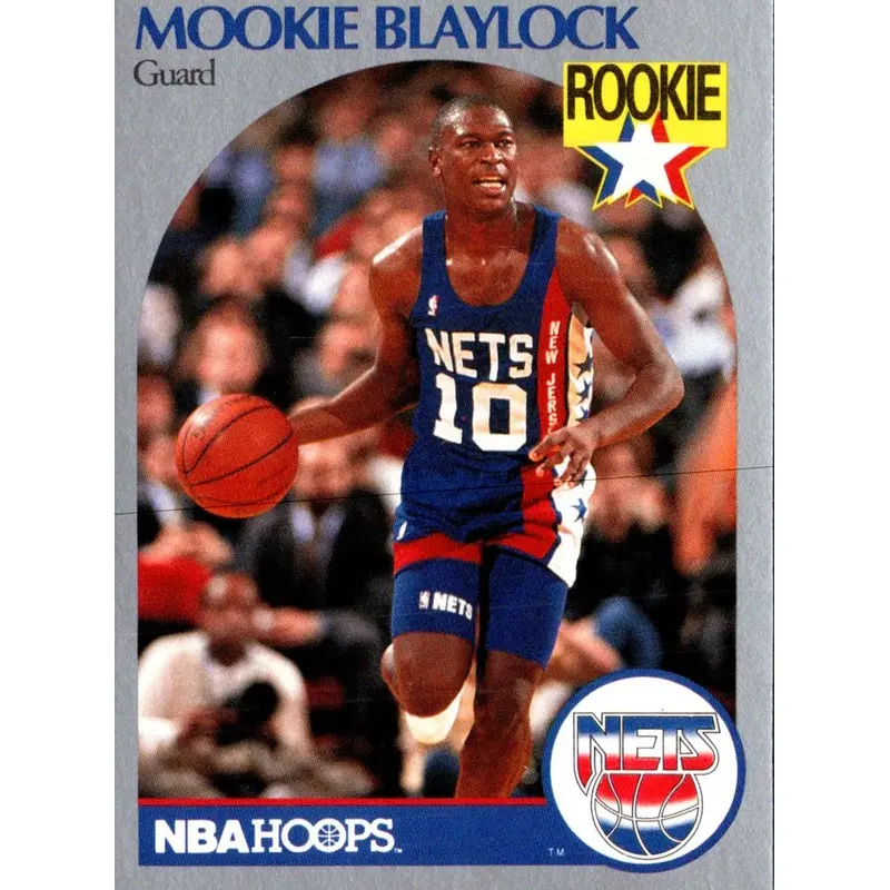 1990 Hoops Mookie Blaylock #193 Rookie