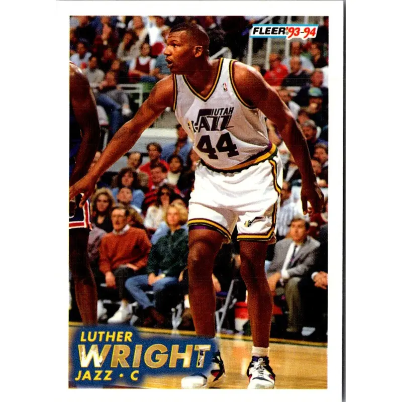 1993 Fleer Luther Wright #391 Rookie