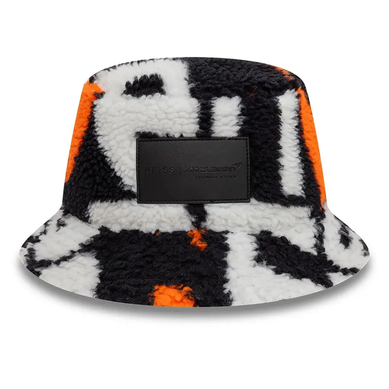 Reiss x McLaren Black Bucket Hat