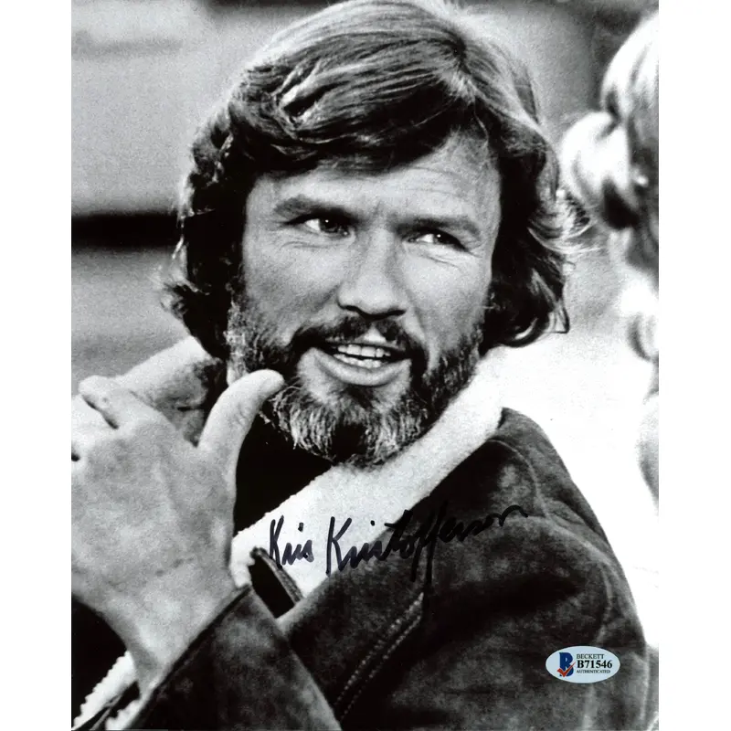 Kris Kristofferson Musician & Actor Authentic Signed 8X10 Photo BAS #B71546