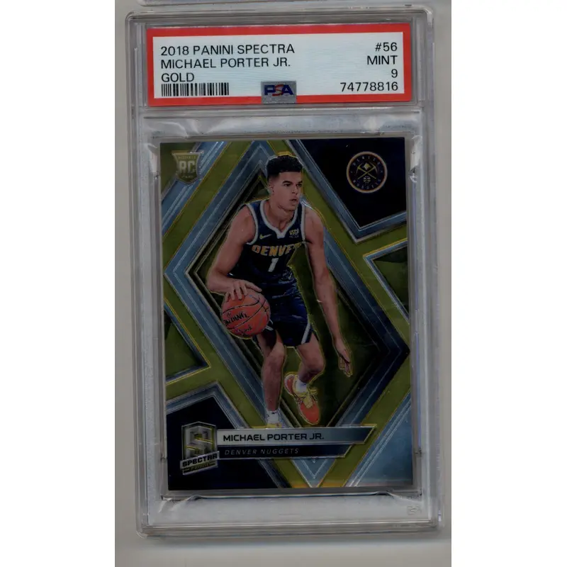Michael Porter Jr 2018-19 Spectra Gold 10/10 PSA 9 Mint
