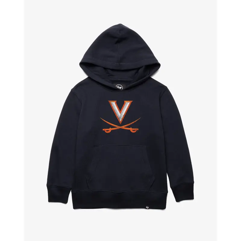 VIRGINIA CAVALIERS DISTRESSED IMPRINT '47 HEADLINE HOOD KIDS