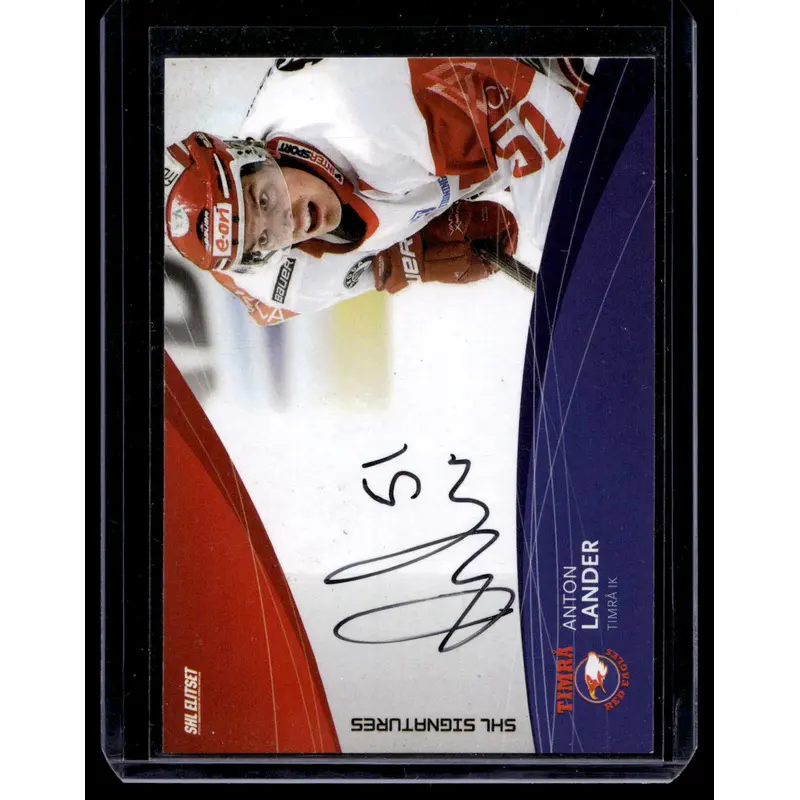 2011-12 SHL Signatures - Anton Lander