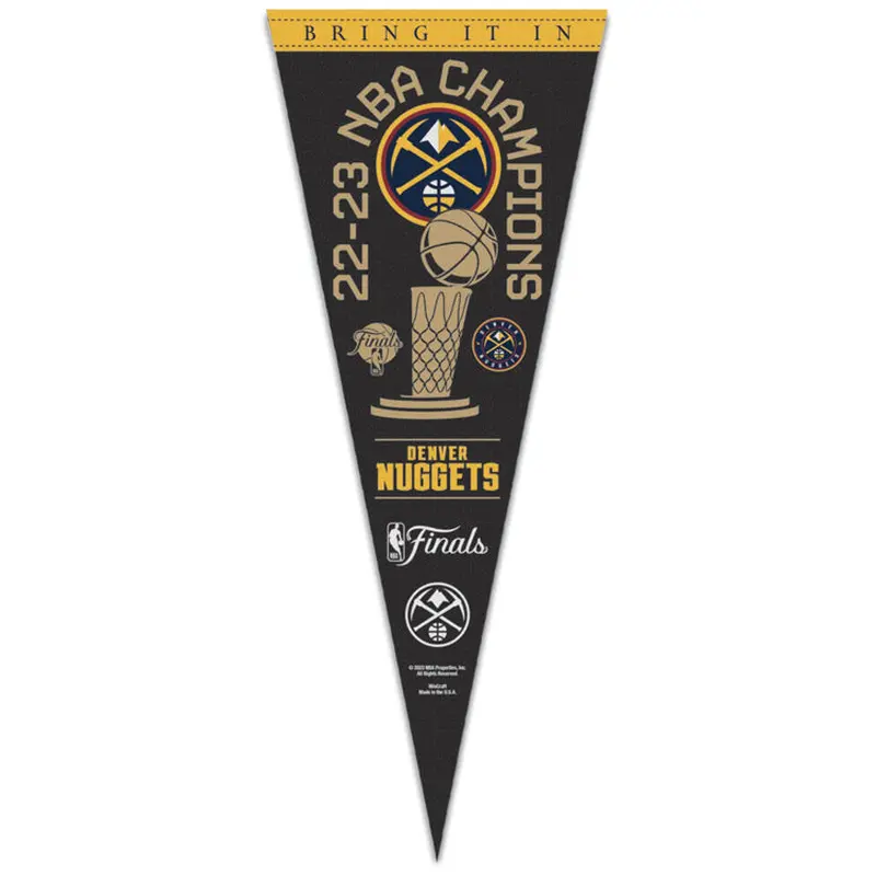 Denver Nuggets 2023 NBA Champions Premium Felt Collector's Pennant - Wincraft