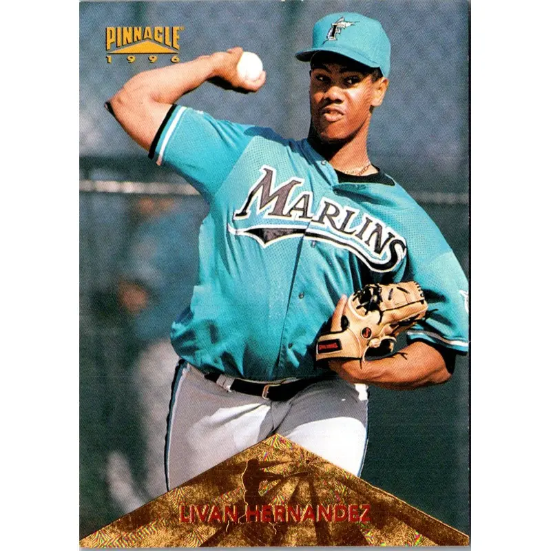 1998 Leaf Rookies & Stars Freshman Orientation Samples Livan Hernandez #6
