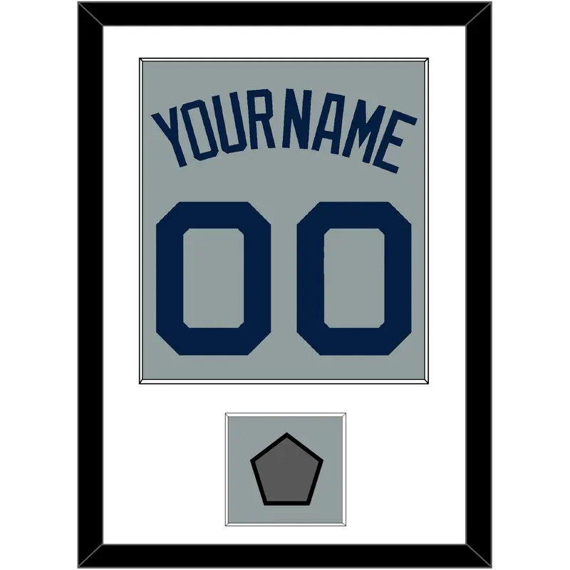 Boston Name, Number & World Series Champions Patch - Road Gray (2009-2013) - Single Mat 1