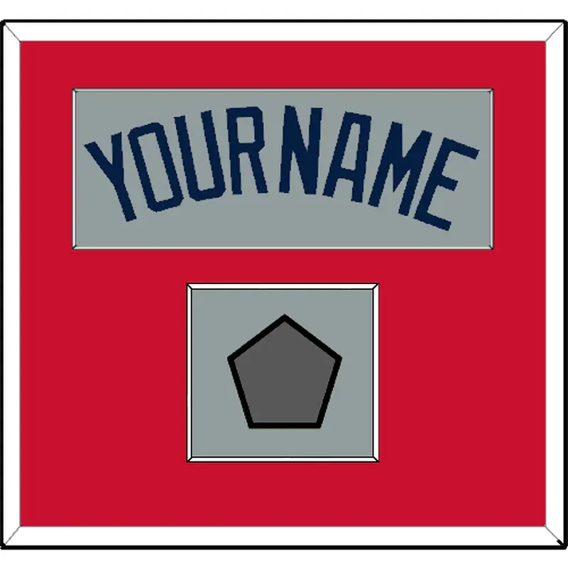 Boston Name & World Series Champions Patch - Road Gray (2009-2013) - Single Mat 2