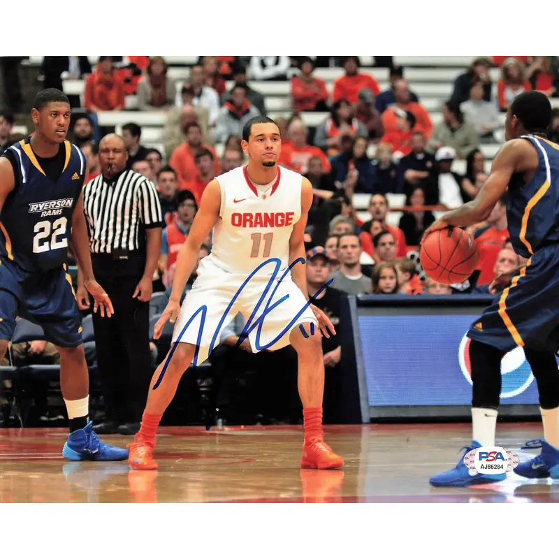 Tyler Ennis signed 8x10 photo PSA/DNA Syracuse Orange Autographed