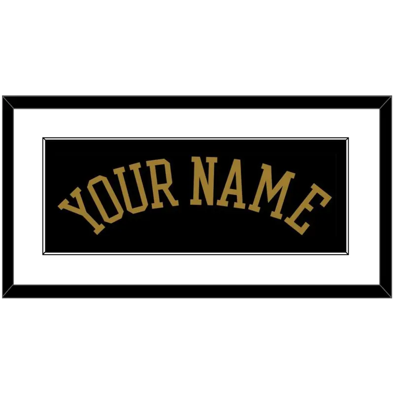 Wake Forest Basketball Name - Road Black (2006-2009) - Single Mat 1
