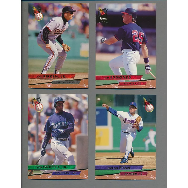 1993 Fleer Ultra Baseball Complete Set (650)  NM/MT MT