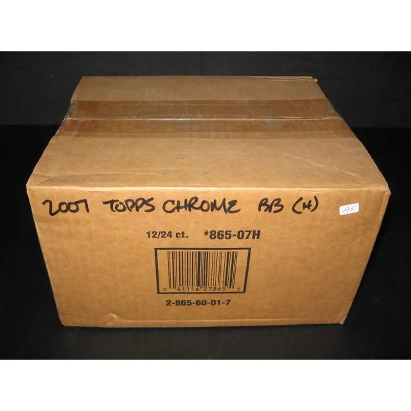 2007 Topps Chrome Baseball Case (Hobby) (12 Box)