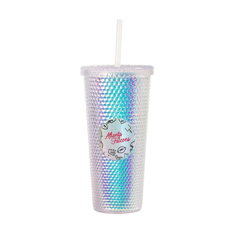 Atlanta Falcons 24oz Playmaker Iridescent Stud Tumbler