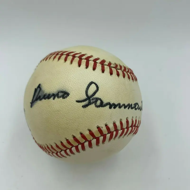 Bruno Sammartino Signed National League Baseball JSA COA WWE Wrestling