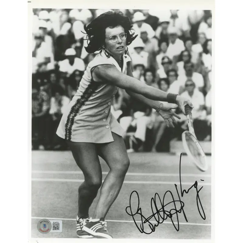 Billie Jean King Authentic Signed 8x10 Photo Autographed BAS #BL44533