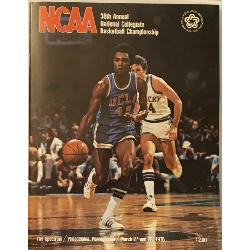 1976 NCAA Basketball Final Four Championship Program, Indiana Undefeated Champs
