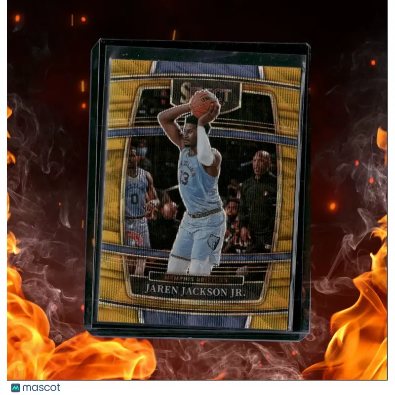 2021-22 Panini Select Jaren Jackson Jr. Gold Wave Prizm SSP #76