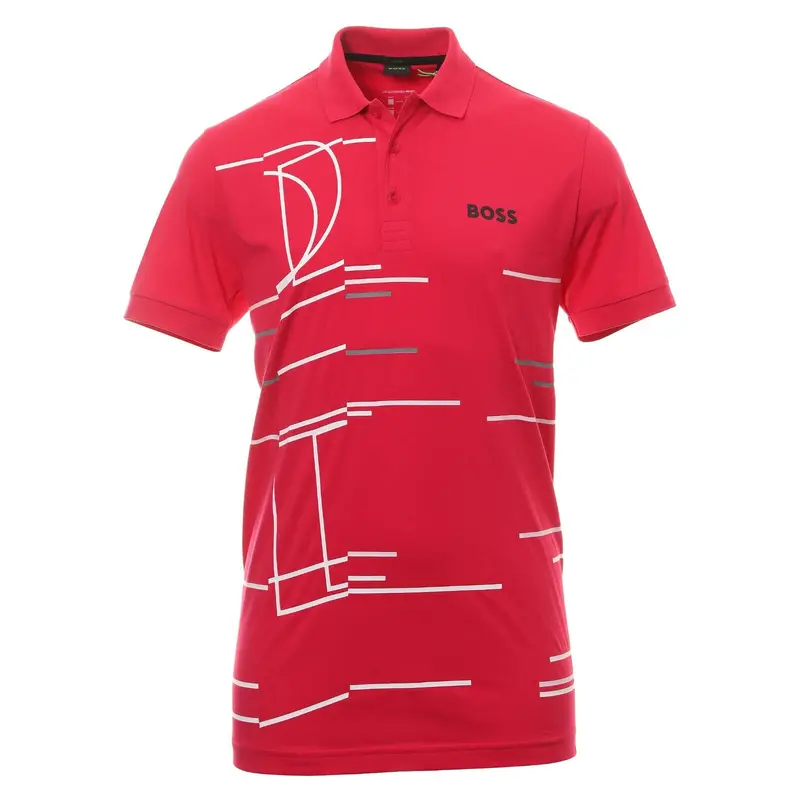 HUGO BOSS PINK SHIRT POLO PADDY 3 50472552673