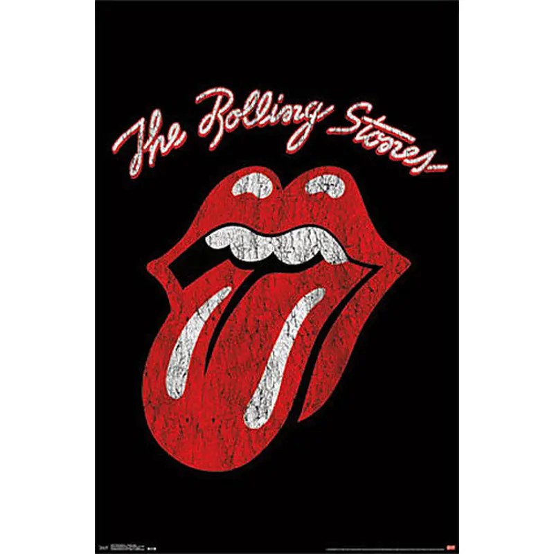 The Rolling Stones "Tonge and Lips" Official Band Logo Poster - Trends International