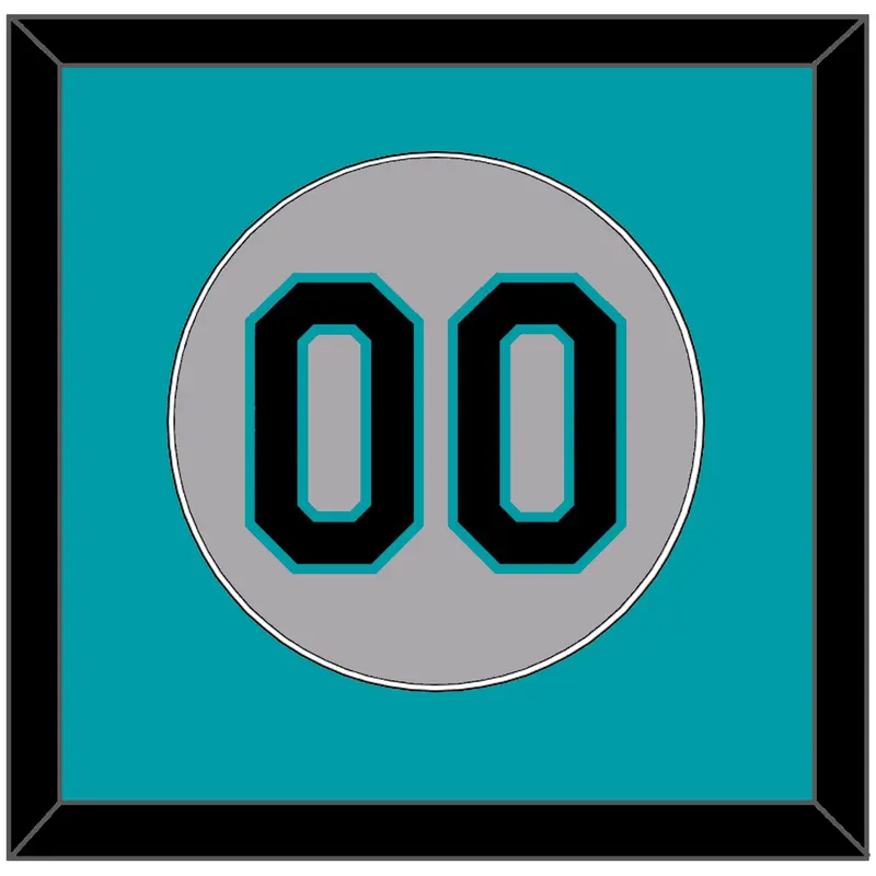 Florida Number - Road Gray (1993-2002) - Single Mat 2