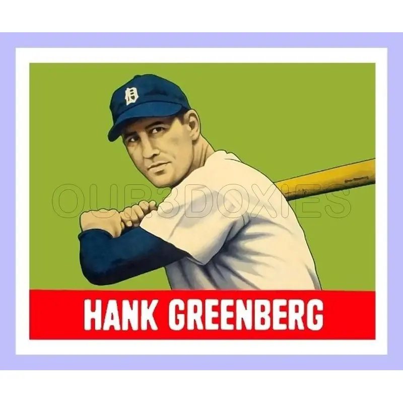 Hank Greenberg 1948 Leaf Custom Card - 3921