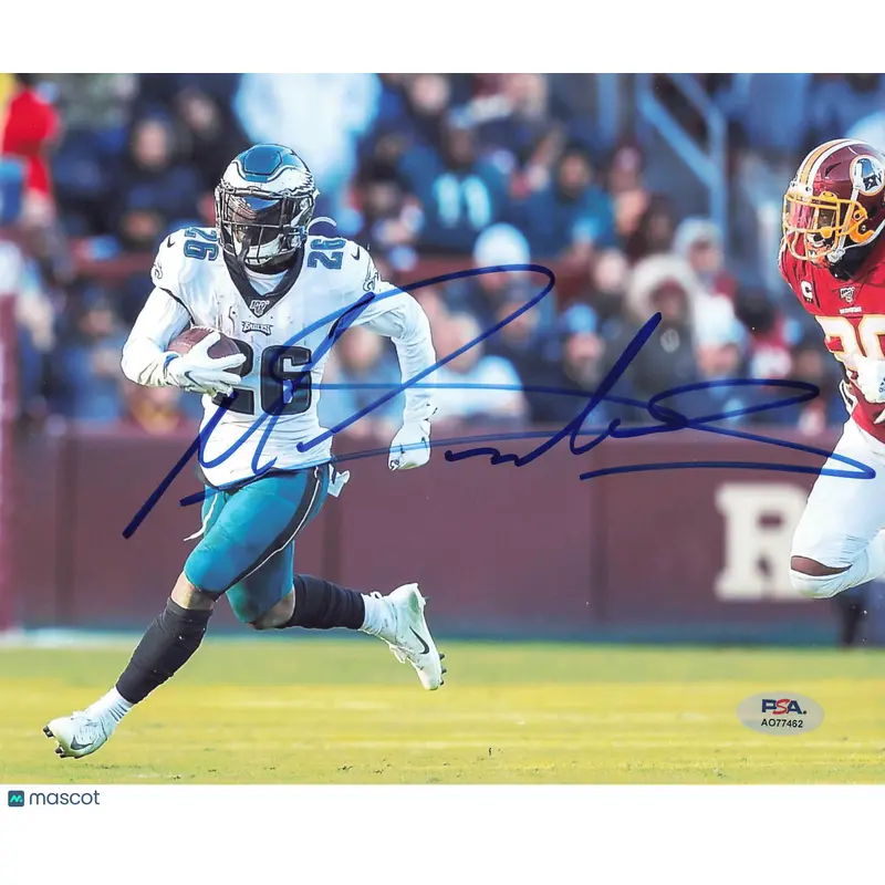 Miles Sanders Signed 8x10 Photo PSA Philadelphia Eagles