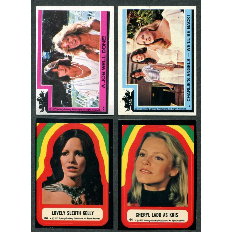 1977 Topps Charlie's Angels Complete Set (w/ stickers) (253/44) NM NM/MT
