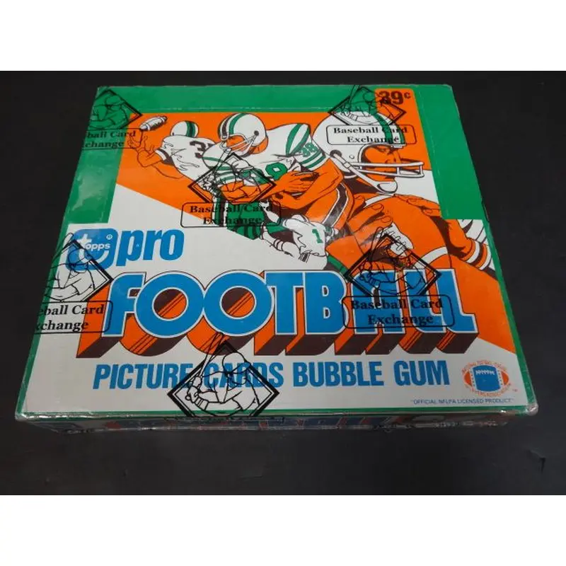 1980 Topps Football Unopened Cello Box