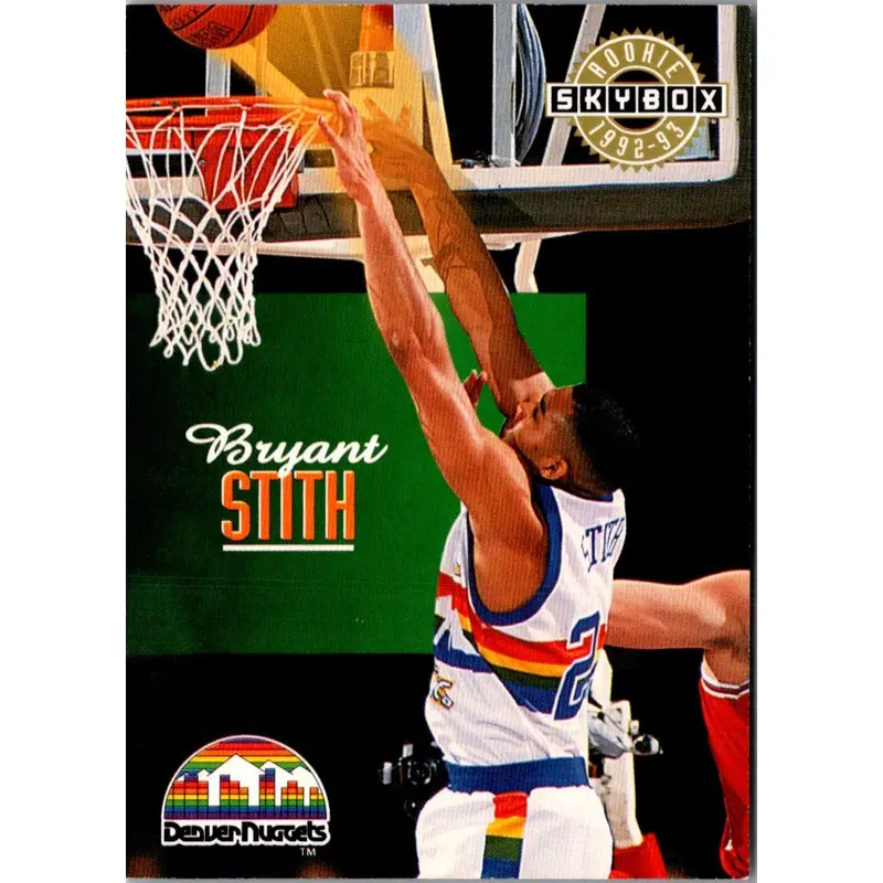 1992 SkyBox Bryant Stith #337 Rookie