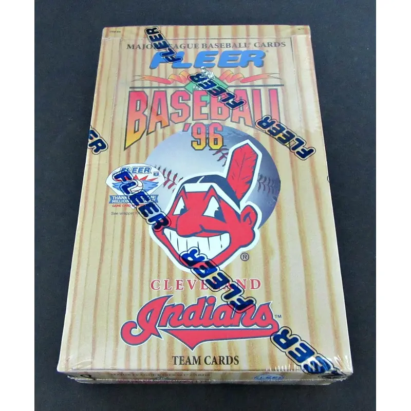 1996 Fleer Baseball Box (Cleveland Indians)