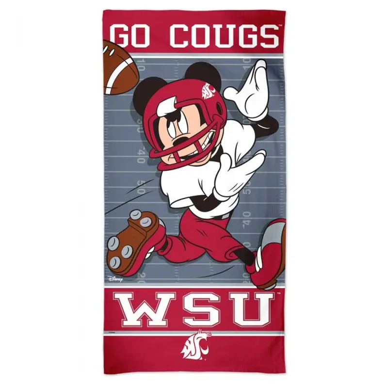 WSU Mickey Mouse Team Towel