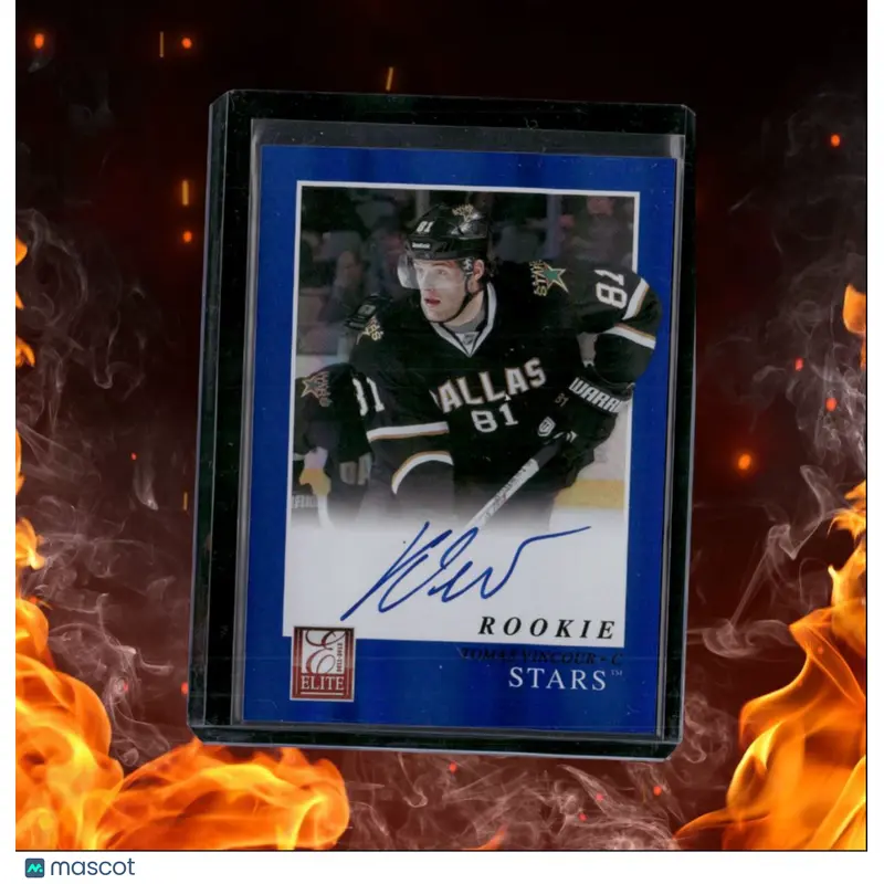 2011-12 Panini Elite Tomas Vincour Blue Rookie Auto #225