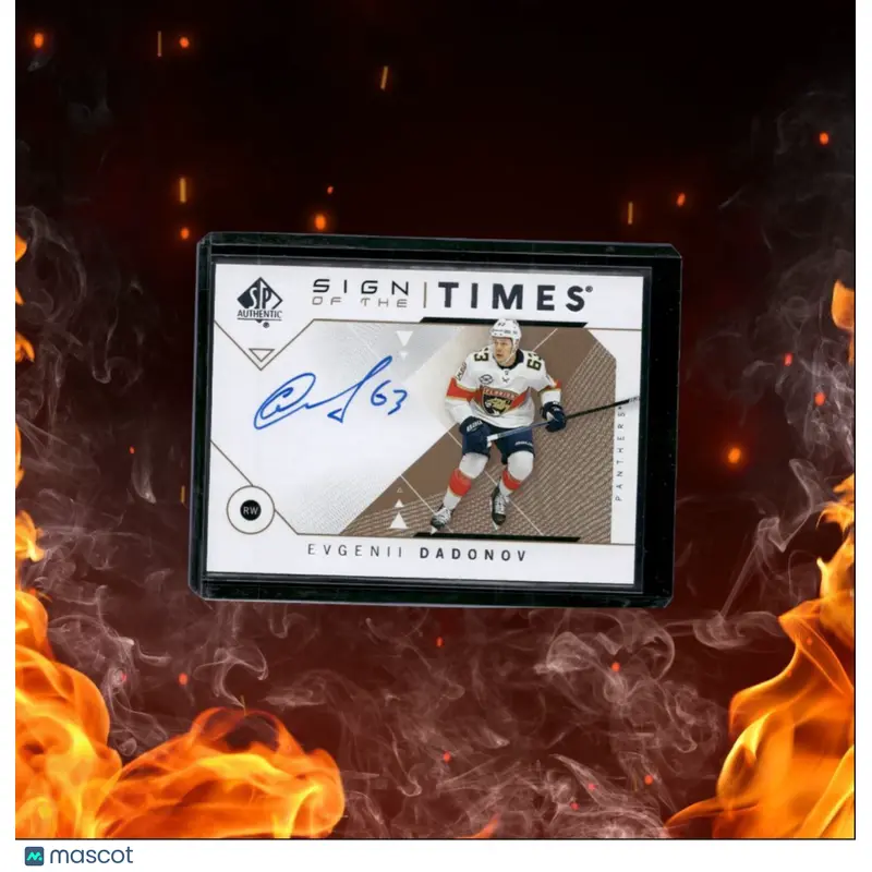 2018-19 SP Authentic Evgenni Dadonov Sign of the Times Auto #SOTT-ED