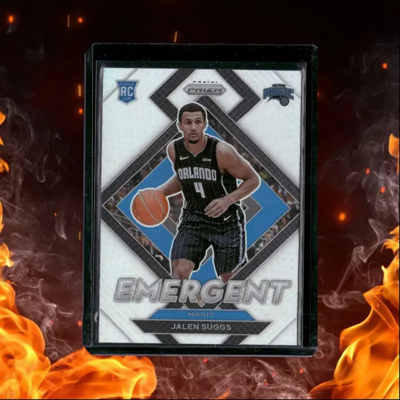 2021-22 Panini Prizm Jalen Suggs Emergent Silver Prizm Rookie #12