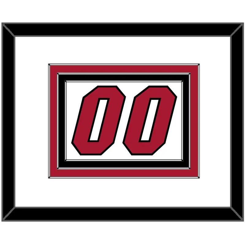 Miami Number - Home White (1999-2008) - Triple Mat 1