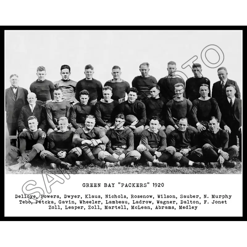 1920 Green Bay Packers 11X14 Photo - 2985