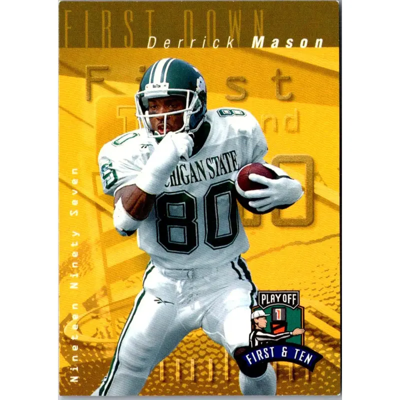 1997 Playoff First & Ten Derrick Mason #243 Rookie