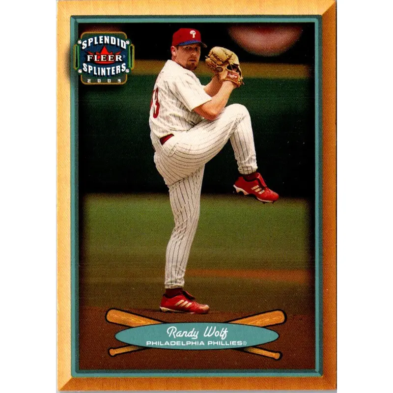 2003 Fleer Splendid Splinters Randy Wolf #50