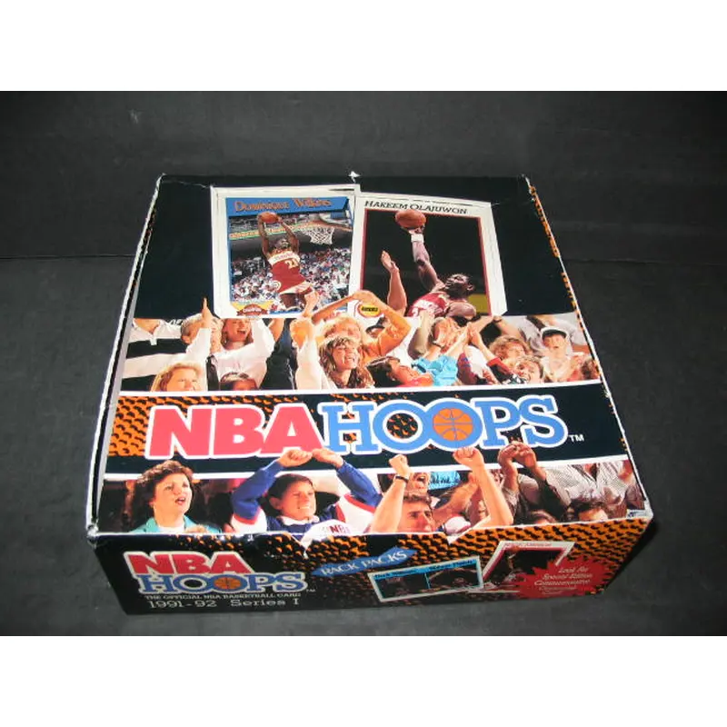 1991/92 Hoops Basketball Series 1 Rack Box