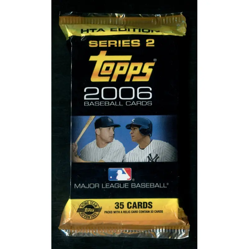 2006 Topps Baseball Unopened Series 2 Jumbo Pack (HTA) (35)