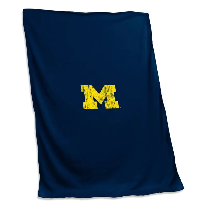 Michigan Sweatshirt Blanket (Screened)