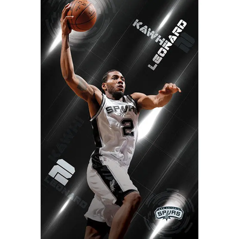 Kawhi Leonard "Silver Star" San Antonio Spurs Official NBA Wall POSTER - Trends Int'l.
