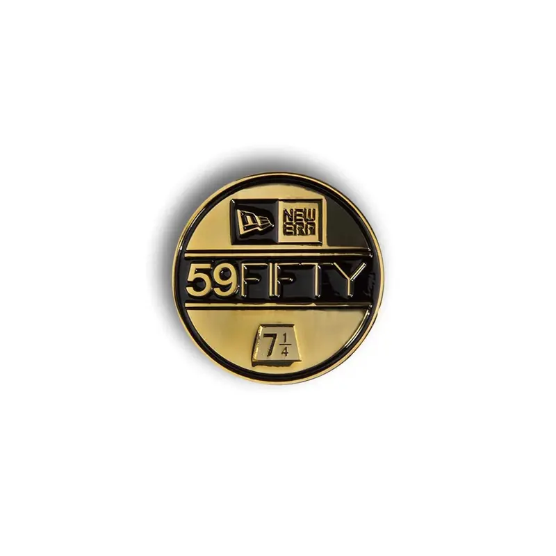 New Era Visor Sticker Black Pin Badge