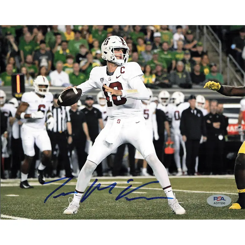 Tanner Mckee Signed 8x10 photo PSA/DNA Stanford Cardinals Autographed